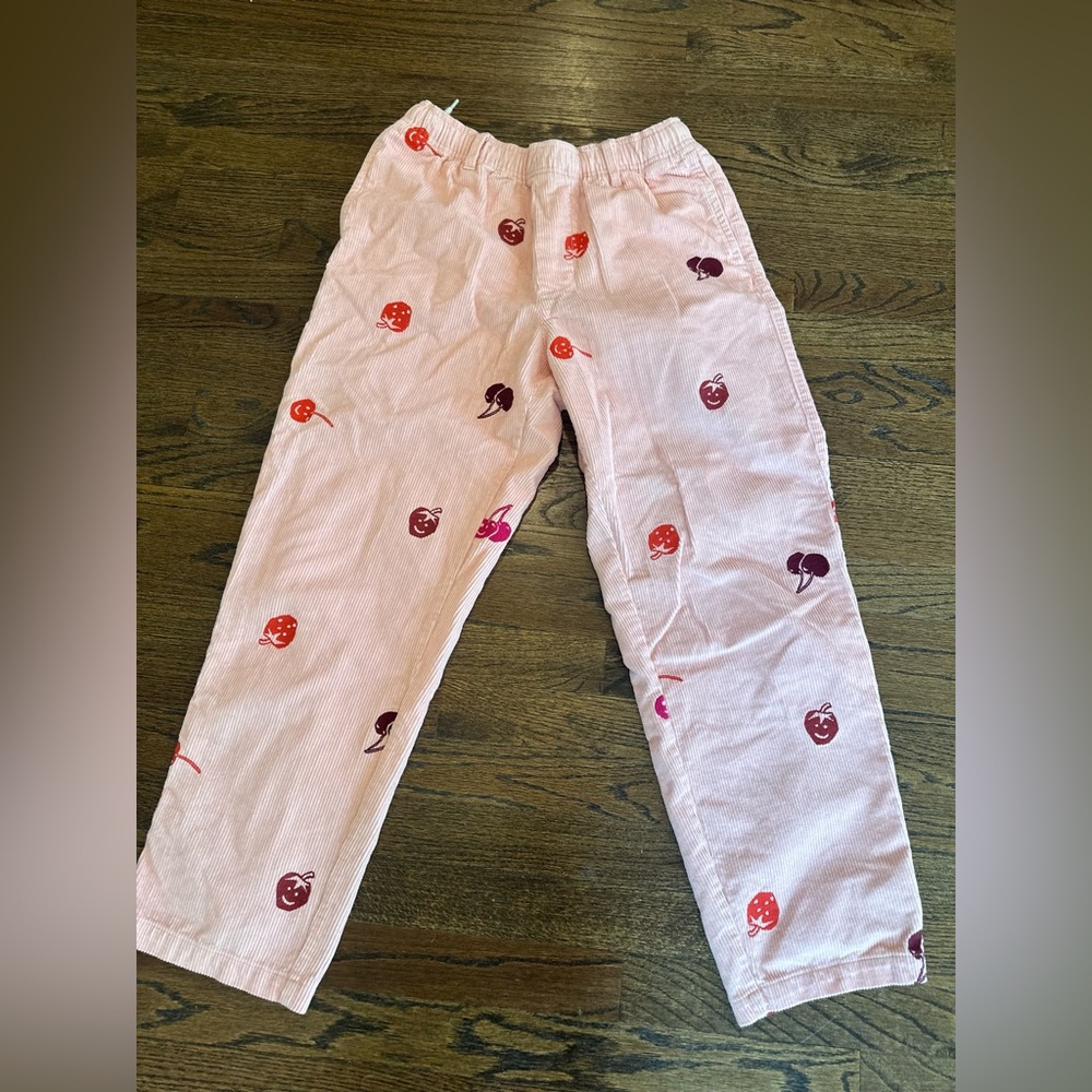 Urban Outfitters | Cherry & Strawberry Pink Corduroy Pants size Small 1295